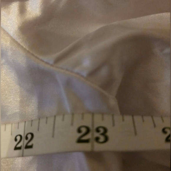 Unisex Classic White Satin Dress Shirt Sz Large Nwt - Picture 9 of 9